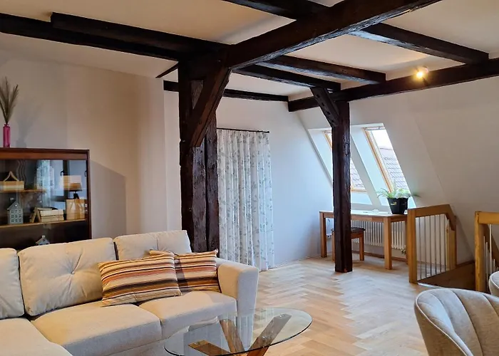 Apartment Stadtpalais Bellevue-suite 3- Zimmer- Maisonettewohnung Mit Dachterrasse Maximal 4 Personen *