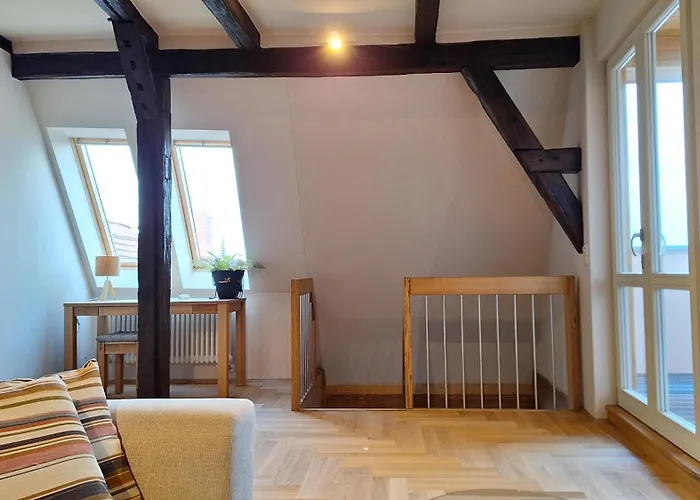 Stadtpalais Bellevue-suite 3- Zimmer- Maisonettewohnung Mit Dachterrasse Maximal 4 Personen *