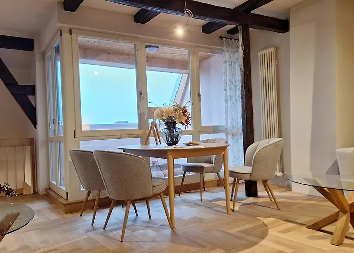 Apartment Stadtpalais Bellevue-suite 3- Zimmer- Maisonettewohnung Mit Dachterrasse Maximal 4 Personen