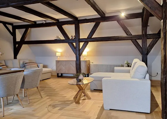 Apartment Stadtpalais Bellevue-suite 3- Zimmer- Maisonettewohnung Mit Dachterrasse Maximal 4 Personen *